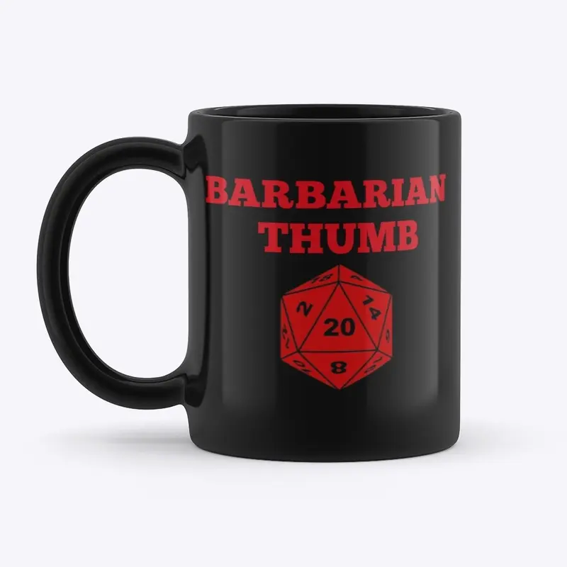 BARBARIAN MUG BLACK